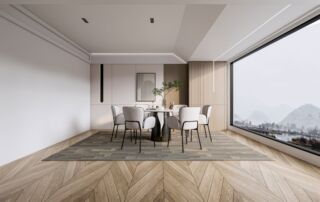 Scanbehang nieuwbouw.