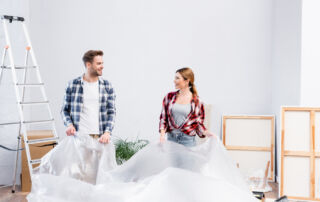 Scanbehang schilderen.