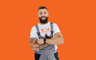 Scanbehang afwerken om het zo glad te krijgen als stucwerk.