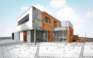 Een afbeelding met Scanbehang op beton.